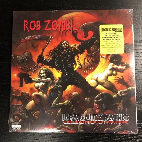 Rob Zombie Dead City Radio 10" Vinyl ~ RSD 2013 ~ Numb/Ltd Color ~ New/Sealed! - Picture 2 of 2